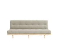 Divano Letto Karup Lean Sofa con Materasso 130x190 Beige/Grezzo