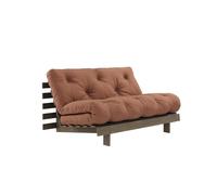 Divano Letto Karup Roots 140x200 Marrone Carruba/759 Marrone Argilla