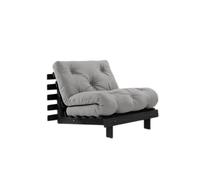 Divano Letto Karup Roots 90x200 Nero Notte/746 Grigio