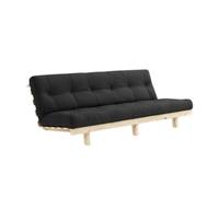 Divano letto Lean 130x200 Raw/734 Grigio scuro