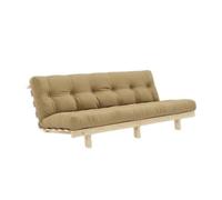 Divano letto Lean 130x200 Raw/758 Beige grano