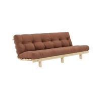 Divano letto Lean 130x200 Raw/759 Marrone argilla