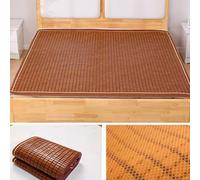 Divano letto Mahjong in rattan traspirante su entrambi i lati, pieghevole e rinfrescante, ideale per soggiorno e camera da letto, perfetto per uso singolo/doppio, elegante soluzione per biancheria da