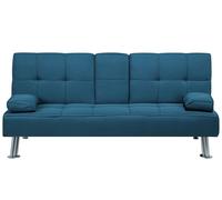 Divano letto moderno in tessuto blu Roxen