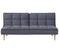 Divano letto moderno in tessuto grigio scuro Siljan