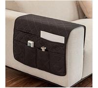 Divano Letto Organizer,Tasca Portaoggetti Da Letto,Feltro Da Comodino Organizzatore Tasca,Borsa Feltro Comodino Organizer per bracciolo con 6 tasche Per Contiene Libri,Telefono,Telecomando (Nero)