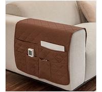 Divano Letto Organizer,Tasca Portaoggetti Da Letto,Feltro Da Comodino Organizzatore Tasca,Borsa Feltro Comodino Organizer per bracciolo con 6 tasche Per Contiene Libri,Telefono,Telecomando (Caffè)