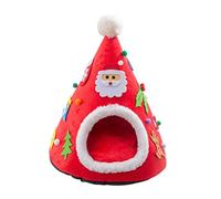 Divano Letto Per Animali Domestici, Letto Per Gatti Tenda Per Albero Di Natale, Nido Per Animali Domestici Semi Chiuso Confortevole Letto Per Animali Domestici Di Natale Per (B)