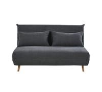 Divano letto pieghevole 2 posti grigio antracite