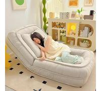Divano letto pieghevole, divano letto con materasso imbottito, design versatile Tatami estraibile per camera da letto, ufficio, salone, soggiorno, compatto, 130 x 90 cm