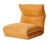 Divano letto pieghevole multifunzionale Lazy - 5 posizioni regolabili reclinabile sedia da pavimento, copertura lavabile, lettino imbottito per giocare e leggere (verde)