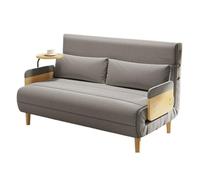 Divano letto pieghevole per piccoli spazi, Divano letto pieghevole convertibile con schienale regolabile for ufficio domestico Letto per gli ospiti per appartamento, soggiorno, ufficio(Gray,120cm)