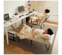 Divano letto pieghevole, sedia reclinabile regolabile con cuscino per pause in ufficio, lettini prendisole, comode poltrone reclinabili