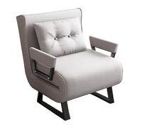 Divano letto queen size estraibile con schienale regolabile, tessuto tecnico ergonomico, sedia trasformabile per camera da letto, soggiorno, ufficio, gambe trapezoidali