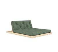 Divano letto ribaltabile 140x200 Raw/756 Verde oliva