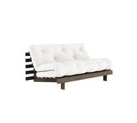 Divano Letto Roots 160x200 Marrone Carrubo/701 Naturale