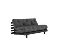 Divano letto Roots 160x200 Nero Notte/734 Grigio Scuro