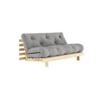 Divano letto Roots 160x200 Raw/746 Grigio
