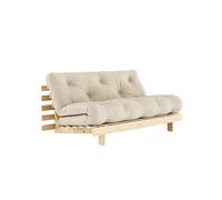 Divano letto Roots 160x200 Raw/747 Beige