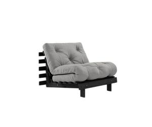 Divano letto Roots 90x200 Nero Notte/746 Grigio