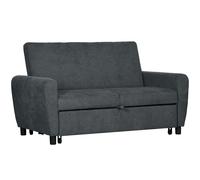 Divano Letto Singolo Clic Clac Schienale Regolabile 148x87x88 cm Velluto Grigio