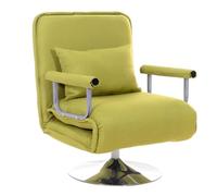 Divano letto singolo convertibile con piedini di sostegno nascosti, schienale regolabile a 5 livelli, pratici braccioli, ideale per affitti club e studi - Design salvaspazio