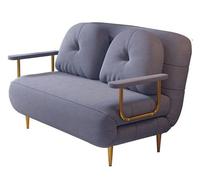 Divano letto singolo dal design moderno 2 in 1, pieghevole, portatile, con cuscino, per soggiorno, camera da letto