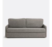 Divano letto, tessuto testurizzato screziato, 2, 3 o 4 posti, Comfort Bultex®, Marta Grigio 4 posti