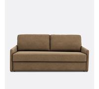 Divano letto, tessuto testurizzato screziato, 2, 3 o 4 posti, Comfort Bultex®, Marta Marrone 4 posti