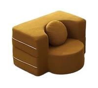 Divano letto trasformabile, tessuto stropicciato, memory foam ad alta densità, spesso e resistente all'usura, adatto per soggiorno e camera da letto