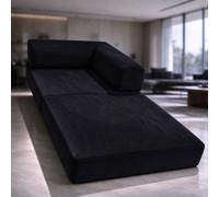 Divano letto velluto a coste, divano a pavimento trasformabile 4-in-1 | schiuma ad alta densità,pet-friendly ed ergonomico,Divano Salvaspazio per Soggiorno, Camera e Ospiti,Struttura in Metallo
