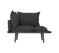 Divano Lounge Around 1½ Posti Rovere Scuro/ombra