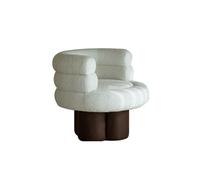 Divano moderno in tessuto per appartamento - divano singolo per il tempo libero per camera da letto soggiorno balcone - design compatto perfetto per piccoli spazi