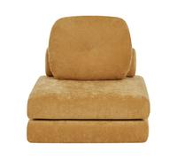 Divano moderno minimalista a 1 posto in tessuto Pouf letto singolo per ospiti co