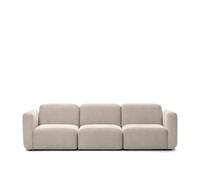 Divano modulare Neom 3 posti beige 263 cm FSC Mix Credit