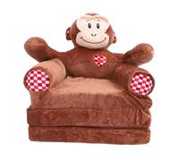 Divano per bambini con motivo a cartoni animati di animali, mini divano pieghevole per bambini piccoli, poltrona reclinabile e lettino multifunzionale in velluto cristallo, per (Forma dei soldi)