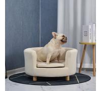 Divano per Cani Imbottito con Schienale e Cuscino Rimovibile, Cuccia per Gatto da Interno, 65x64x37cm Description:Se non vuoi condividere il divano con i tuoi animali regalagliene uno tutto per loro!