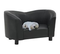 Divano per Cani Nero 67x41x39 cm in Similpelle