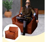 Divano per casa delle bambole in scala 1/6, scena di vita, accessori per