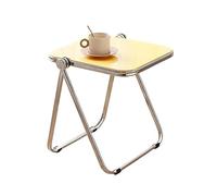 Divano piccolo, tavolino, TV, bracciolo laterale, vassoio da pranzo, bracciolo del divano, struttura in metallo a forma di C, tavolini ovali da snack che scivolano sotto comodini stretti, tavolino d'a