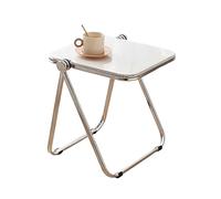 Divano piccolo, tavolino, TV, bracciolo laterale, vassoio da pranzo, bracciolo del divano, struttura in metallo a forma di C, tavolini ovali da snack che scivolano sotto comodini stretti, tavolino d'a