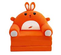 Divano pieghevole in peluche per bambini, 2 in 1, divano pieghevole per bambini, carino e pigro, pieghevole, per soggiorno, camera da letto, senza fodera Filler, cuscino per sedia da ufficio (AB