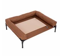 Divano prendisole per cani TIAKI Sun - Marrone / crema Tg. L: L 91 x P 76 x H 18 cm