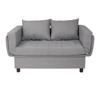 Divano PRONTOLETTO 140 cm con contenitore in tessuto GRIGIO