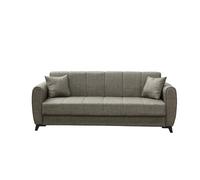 Divano Prontoletto 3 Posti 210x78x78 Delhi Mina 07 Tortora