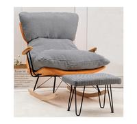 Divano reclinabile con schienale regolabile e poggiapiedi, cuscino imbottito ad alta resilienza per soggiorno e balcone, arredamento comodo ed elegante