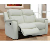- Divano relax a due posti EVASION in pelle - Bianco avorio