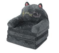 Divano sedia per bambini convertibile divano convertibile capovolgono il letto di bracciolo per bracciolo per bambini che leggono la famiglia Resto spugna (Piegamento in quarti)