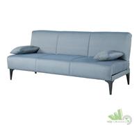 DIVANO SOFà LETTO TESSUTO 190x80xh83 CM PRONTOLETTO AZZURRO MODERNO 3 POSTI