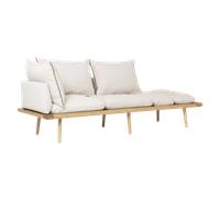 Divano Umage Lounge Around A 3 Posti, Rovere/sabbia Bianca